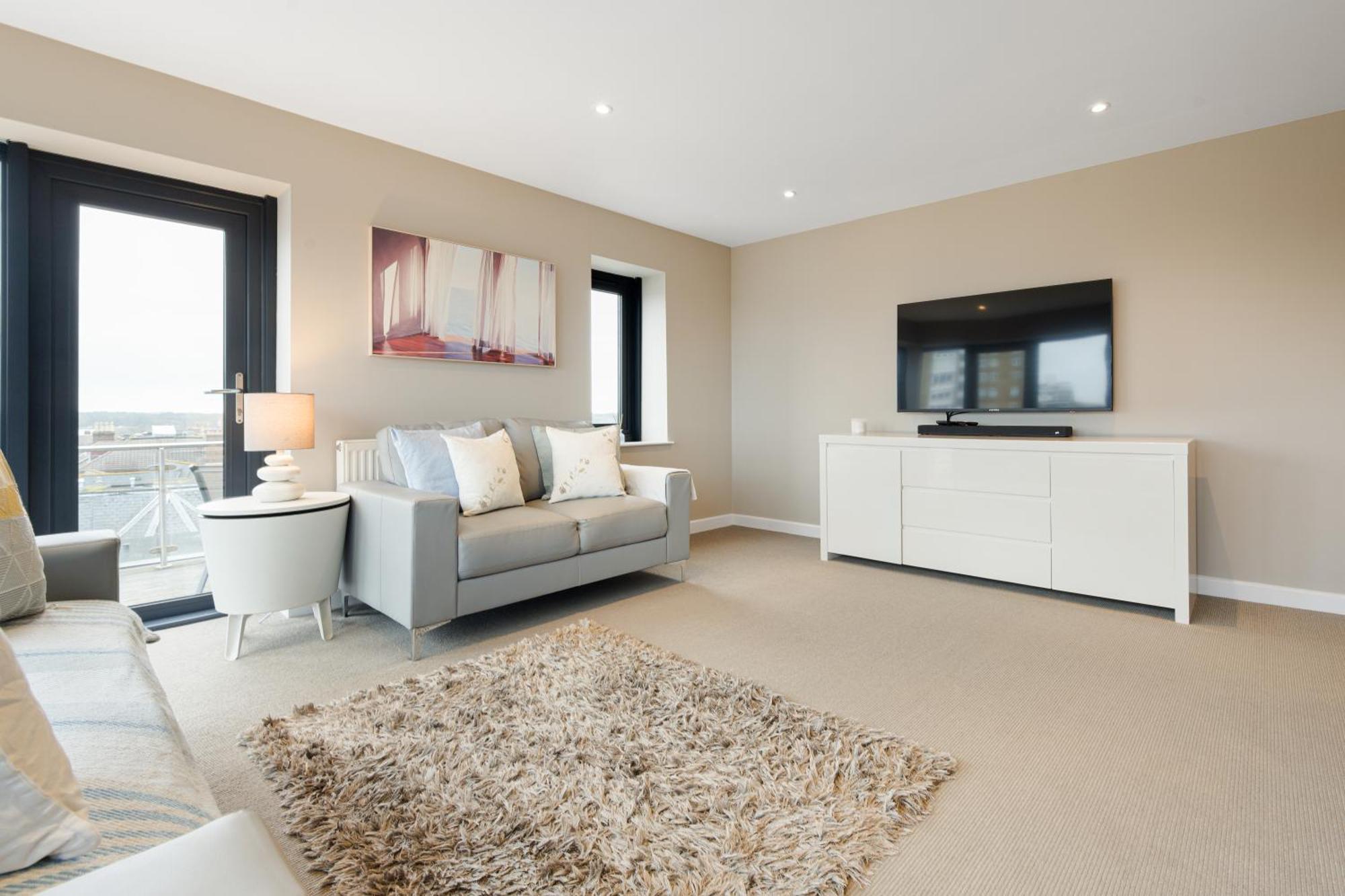 شقة Westcliff Penthouse With Sea Views And Balcony بورنماوث المظهر الخارجي الصورة